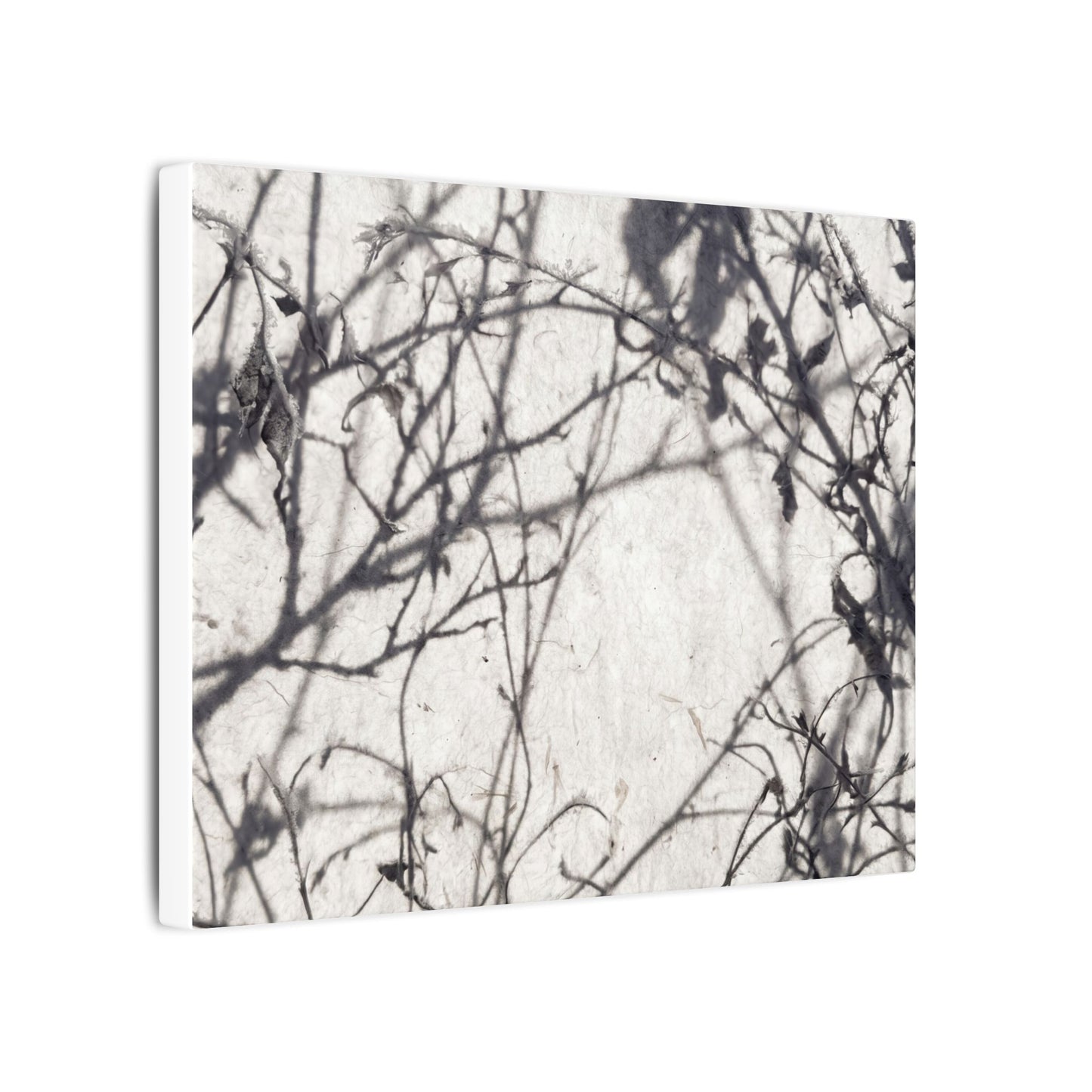 Winter Shadow Play Japanese Pattern Canvas Art | Elegant Decor