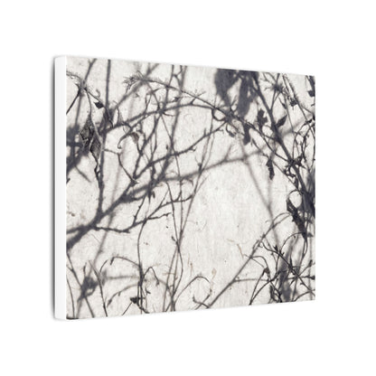 Winter Shadow Play Japanese Pattern Canvas Art | Elegant Decor