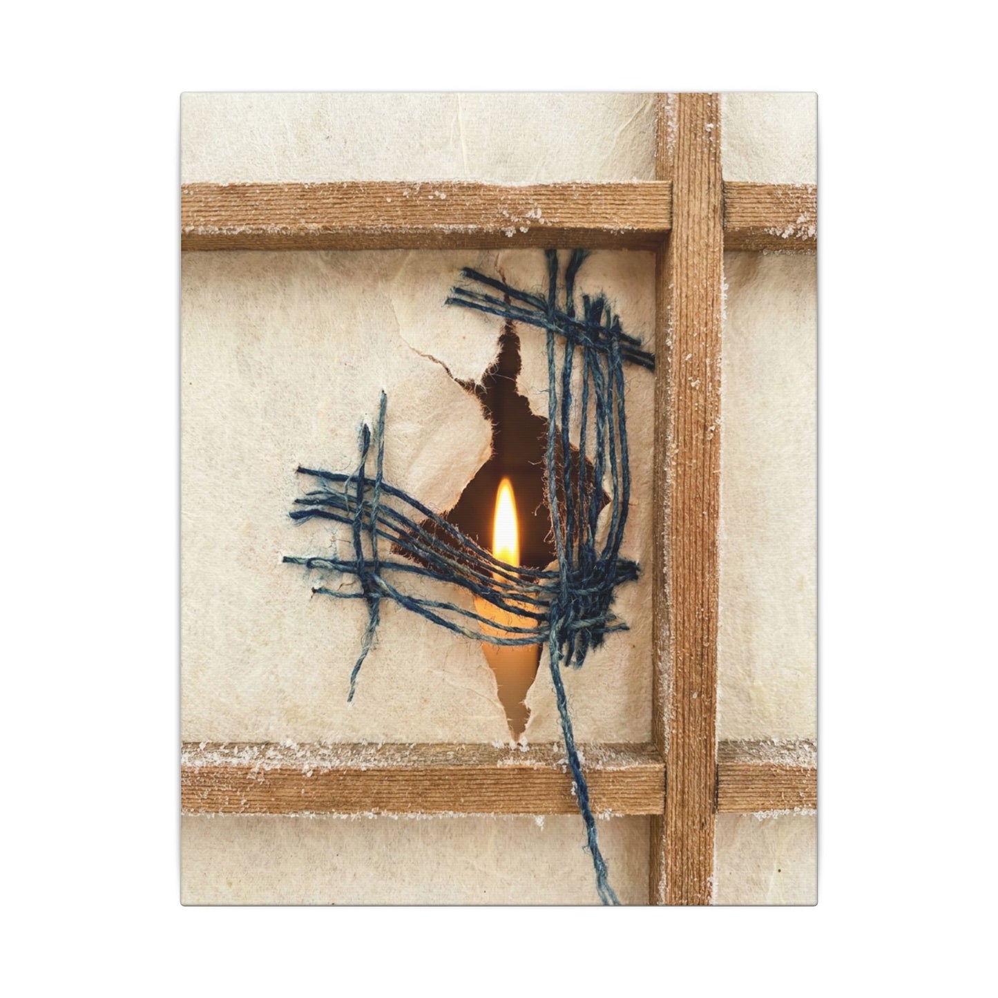Winter Shoji Screen Broken Beauty Canvas Art | Resilient Decor