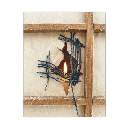Winter Shoji Screen Broken Beauty Canvas Art | Resilient Decor