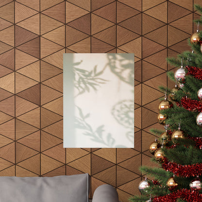 Cozy Shadow Play Wall Art Print - Japanese Pattern Japandi