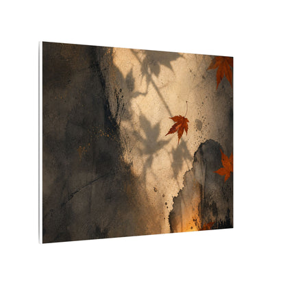 Shadow Play Texture Canvas Art | Neutral Japandi Art