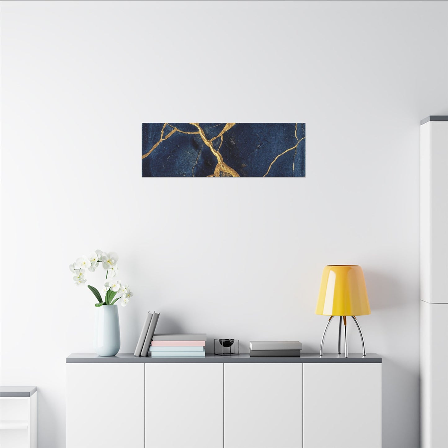 Kintsugi Crackle Canvas Art
