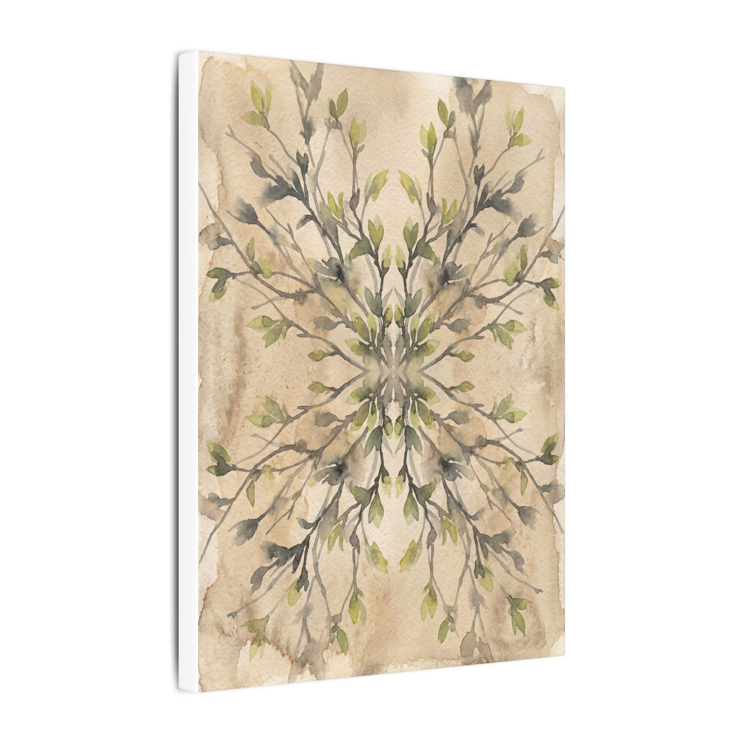 Shibui Shadow Play Canvas Art - Japandi Watercolor