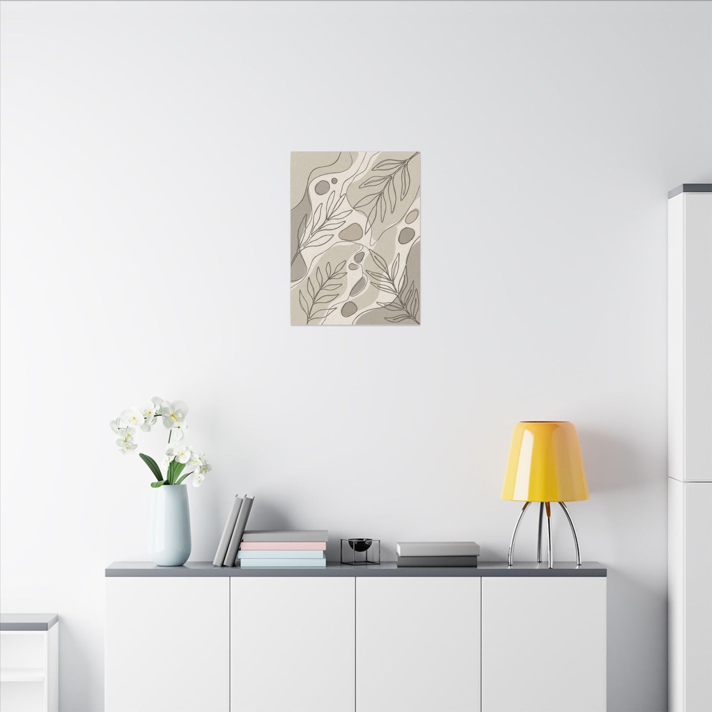 Japandi Minimal Line Canvas Art