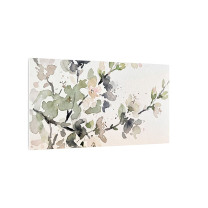 Cherry Blossom Watercolor Canvas Art | Elegant Japandi Art