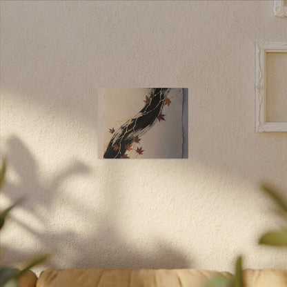Dawn Ink Brushstroke Canvas Art - Kintsugi Ma