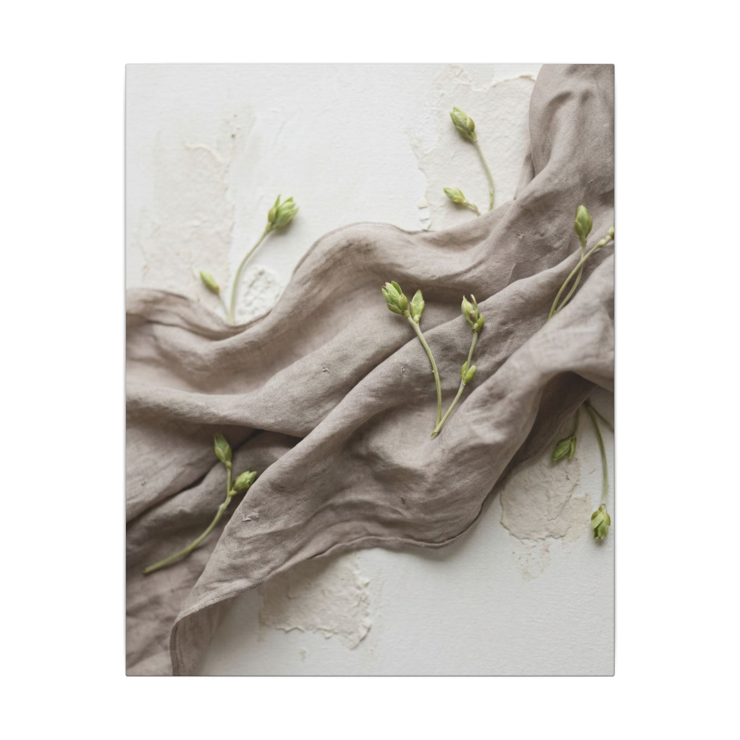 Overcast Silk Drape Canvas Art - Japandi Ma