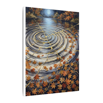 Moonlight Water Ripple Canvas Art - Kintsugi Fukinsei