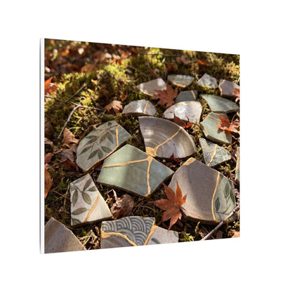 Broken Pottery Japanese Pattern Canvas Art | Elegant Japandi Art