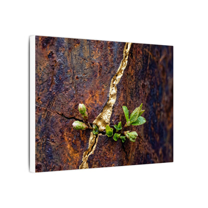 Overcast Rust Patina Canvas Art - Kintsugi Datsuzoku