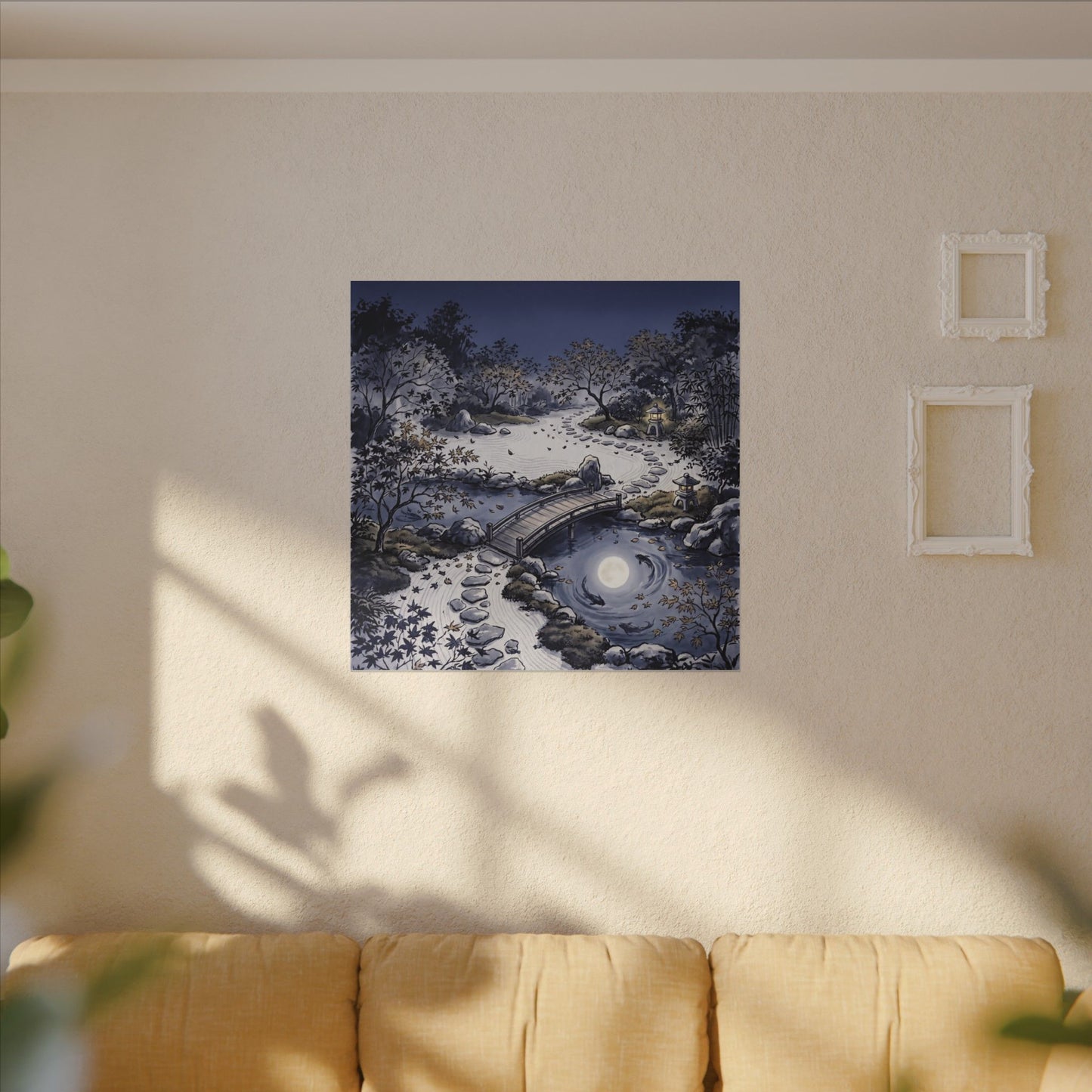 Torii Gate Enso Canvas Art | Contemplative Zen Art