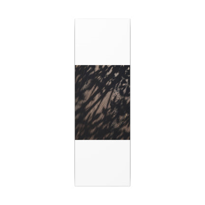 Shadow Play Summer Canvas Art | Dark Japandi Moody Design