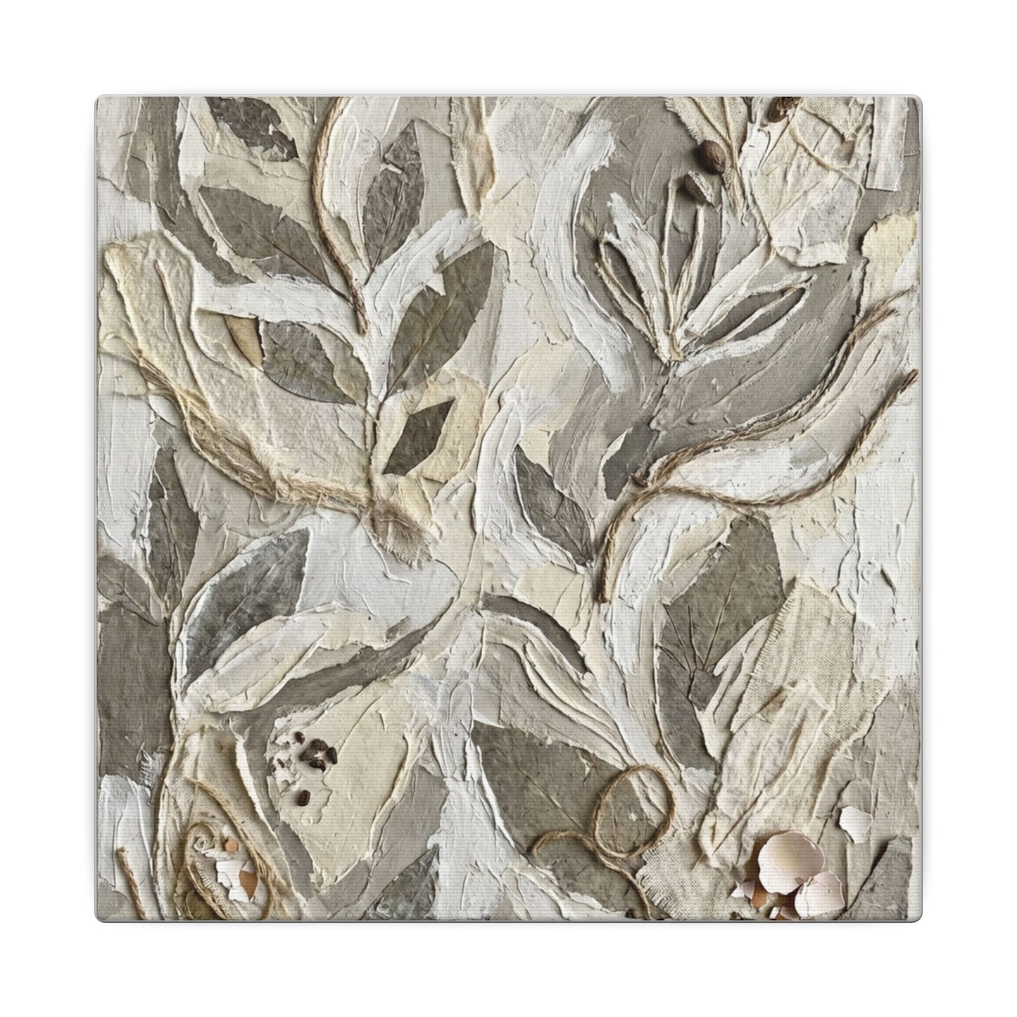 Japandi Textured Canvas Art