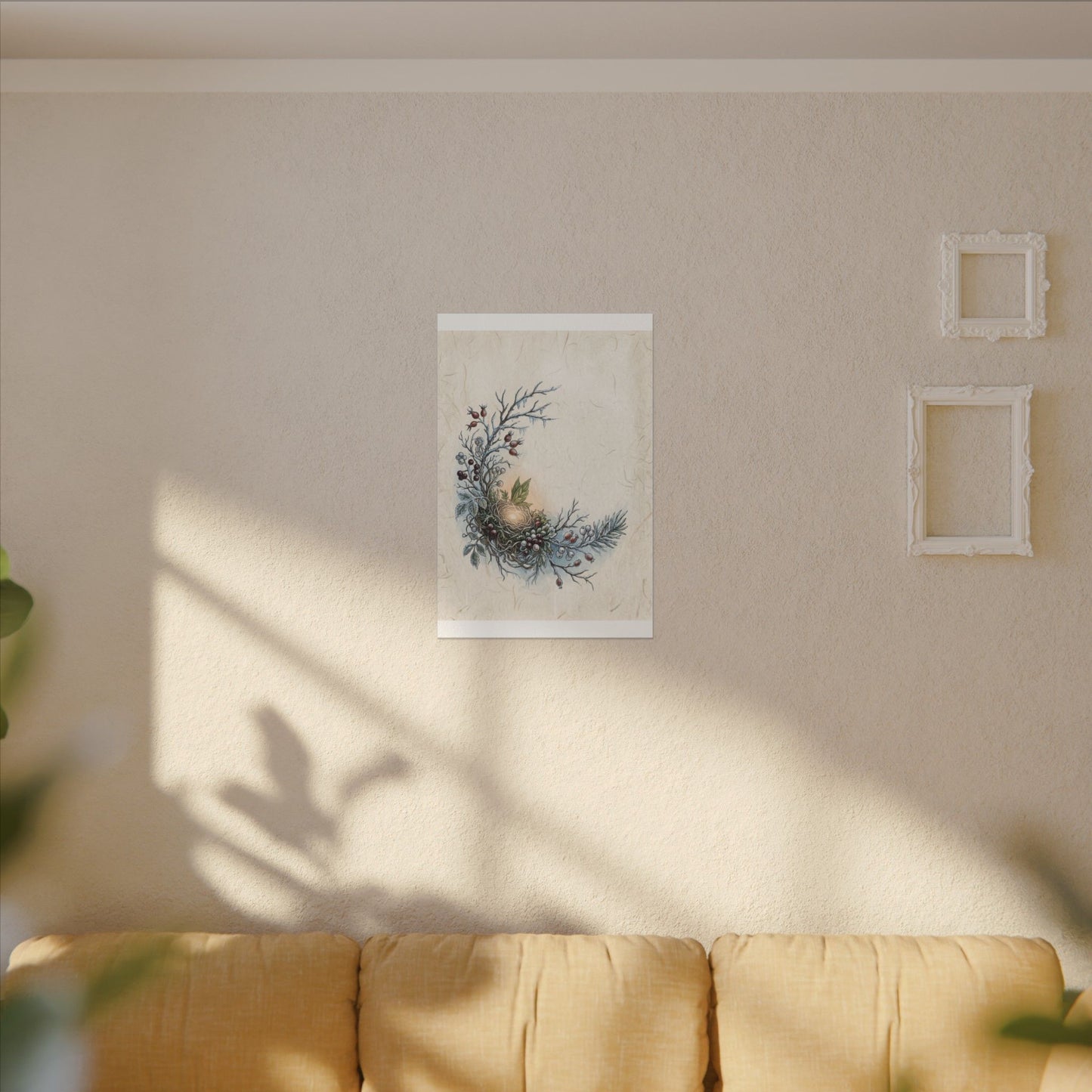 Winter Shoji Screen Forest Whimsy Canvas Art | Enchanting Decor