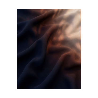 Silk Drape Summer Wall Art Print | Dark Japandi Atmospheric Design
