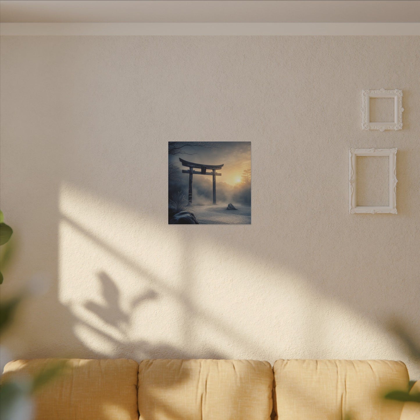 Zen Torii Gate in Golden Hour | Karesansui Canvas Art