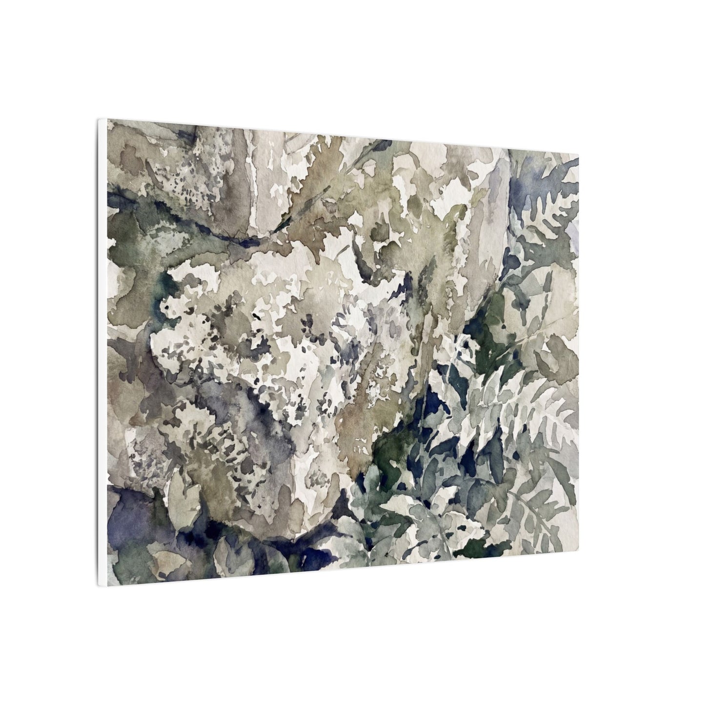 Stone Lantern Watercolor Canvas Art | Elegant Japandi Art