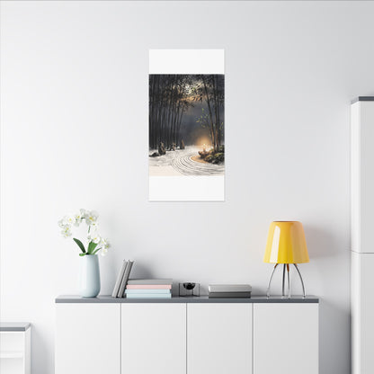 Tranquil Bamboo Grove Canvas Art - Karesansui Zen