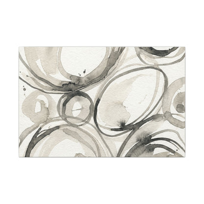 Handcrafted Feel Japandi Watercolor Canvas Art