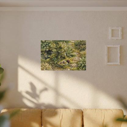 Datsuzoku Stone Lantern Canvas Art - Japandi Watercolor