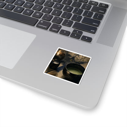 Candlelight Tea Ceremony Sticker - Zen Ma