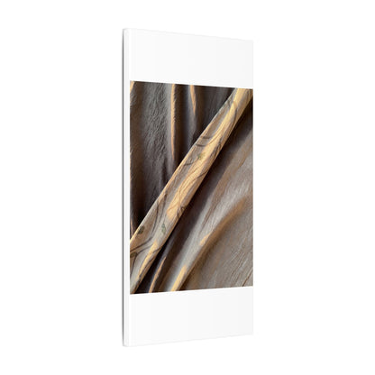 Warm Silk Drape Canvas Art - Japanese Pattern Japandi