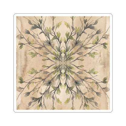 Spring Shadow Play Watercolor Sticker | Neutral Decor