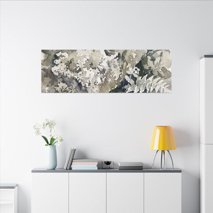 Stone Lantern Watercolor Canvas Art | Elegant Japandi Art