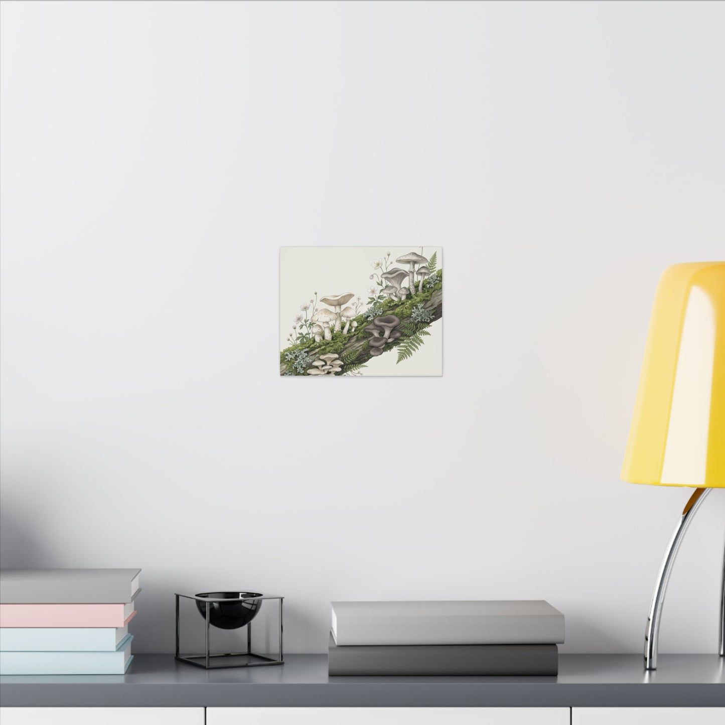 Dried Flowers Spring Canvas Art | Japandi Neutral Design
