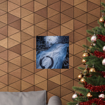 Silk Drape Winter Wall Art Print | Zen Serene Design