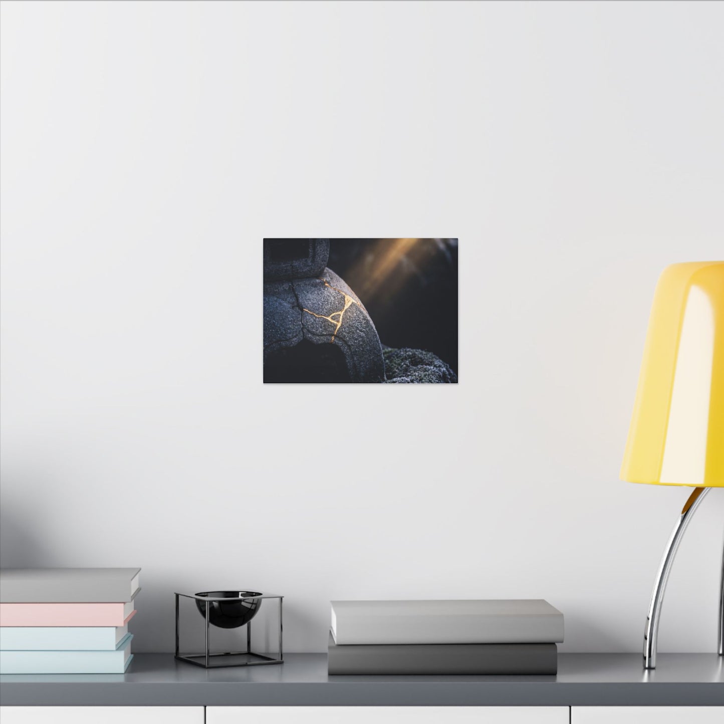 Ma Moonlit Garden Canvas Art - Kintsugi Broken Beauty