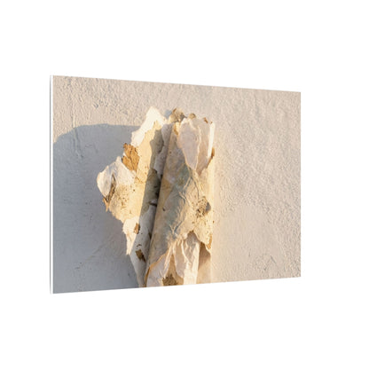 Paper Fold Canvas Art | Winter Japandi Texture Art