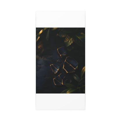 Summer Broken Pottery Moody Minimal Canvas Art | Atmospheric Decor