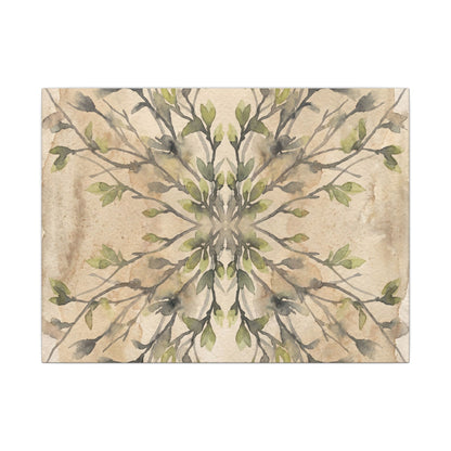 Shibui Shadow Play Canvas Art - Japandi Watercolor
