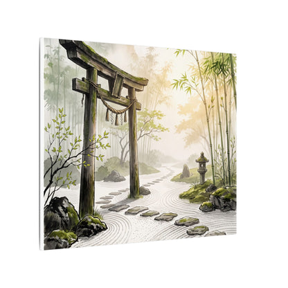 Peaceful Torii Gate Canvas Art - Karesansui Zen