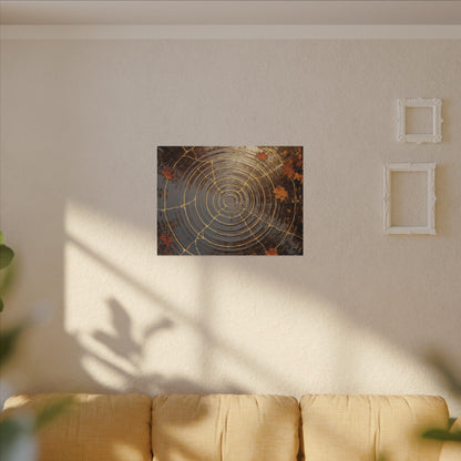 Artful Water Ripple Canvas Art - Gold Vein Kintsugi