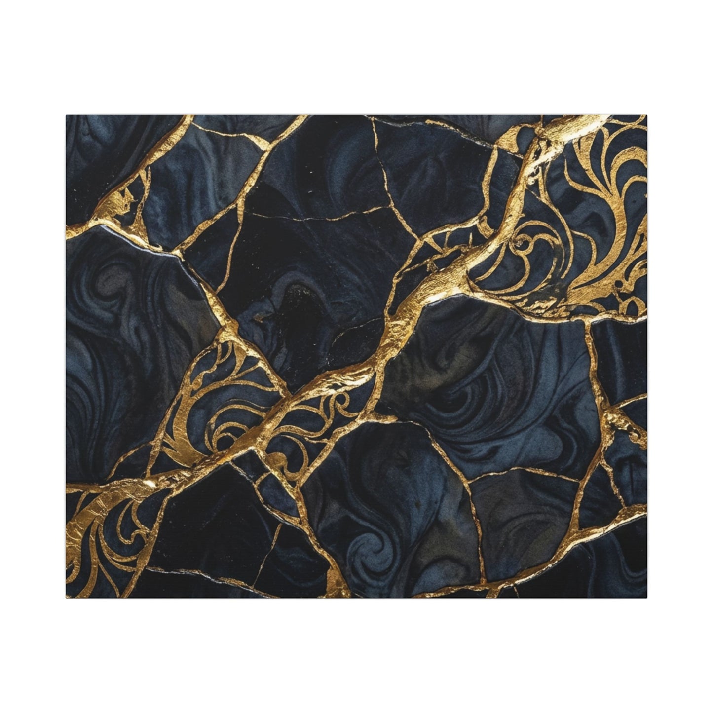 Kintsugi Gold Vein Canvas Art