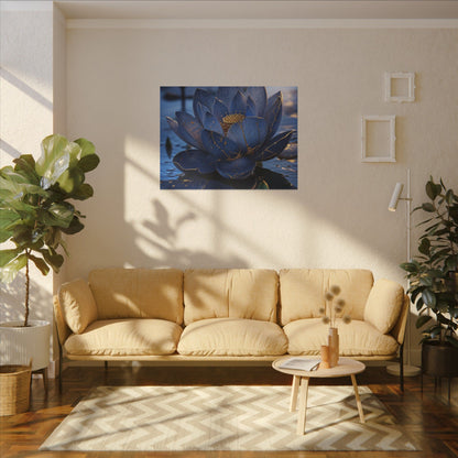 Kintsugi Lotus Flower in Dawn | Broken Beauty Canvas Art