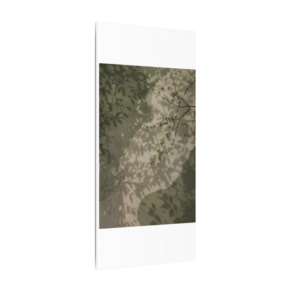 Neutral Shadow Play Canvas Art - Japanese Pattern Japandi