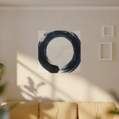 Balanced Meditation Zen Enso Canvas Art