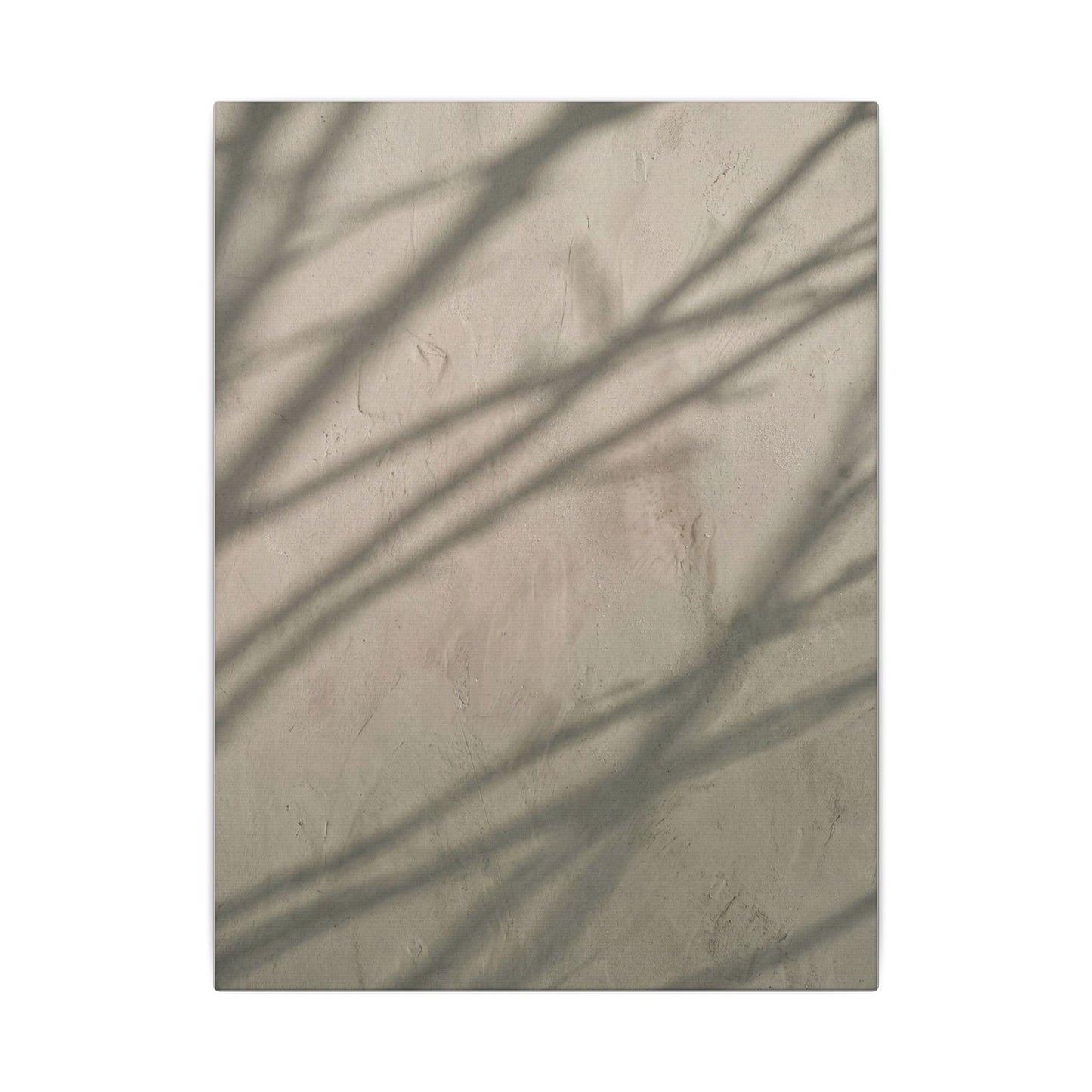 Shadow Play Japanese Pattern Canvas Art | Warm Japandi Art