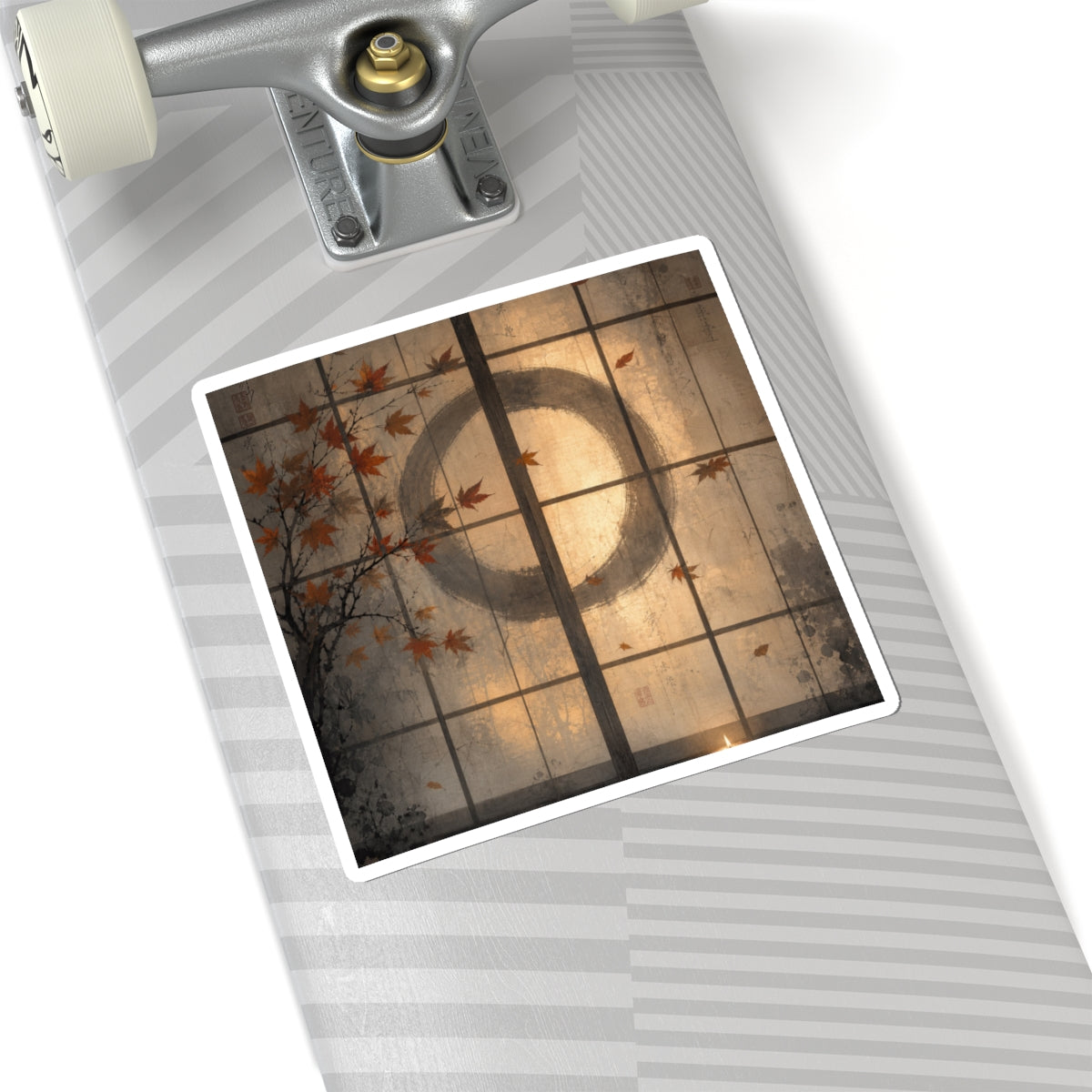 Shoji Screen Sticker | Autumn Japandi Texture Art