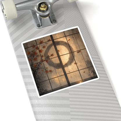 Shoji Screen Sticker | Autumn Japandi Texture Art