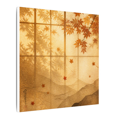 Shoji Screen Texture Canvas Art | Earthy Japandi Art
