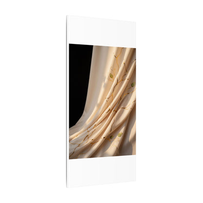 Golden Hour Silk Drape Canvas Art - Kintsugi Fukinsei