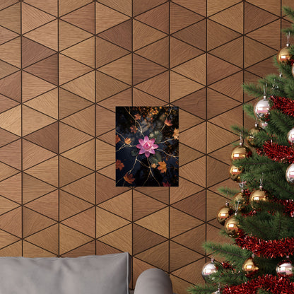 Dappled Lotus Flower Wall Art Print - Kintsugi Ma