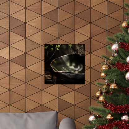 Dappled Ceramic Bowl Wall Art Print - Dark Japandi Fukinsei