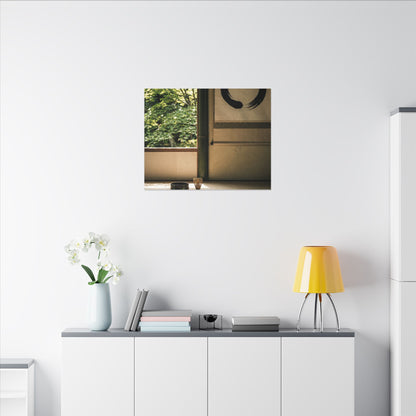 Tea Ceremony Enso Canvas Art | Serene Zen Art