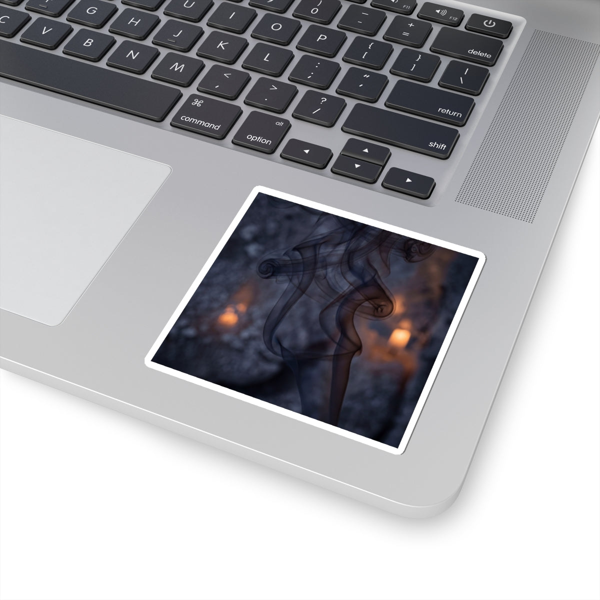 Winter Incense Smoke Shadow Zen Sticker | Moody Decor